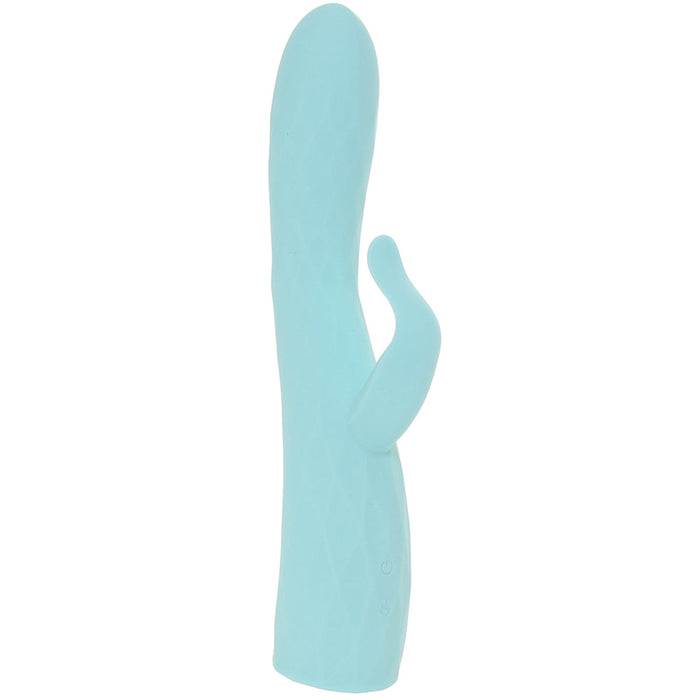 Goddess Heat Up Rotating Rabbit Vibe in Aqua