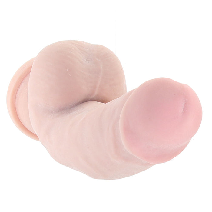 Dr. Skin Plus 7 Inch Girthy Poseable Dildo in Vanilla