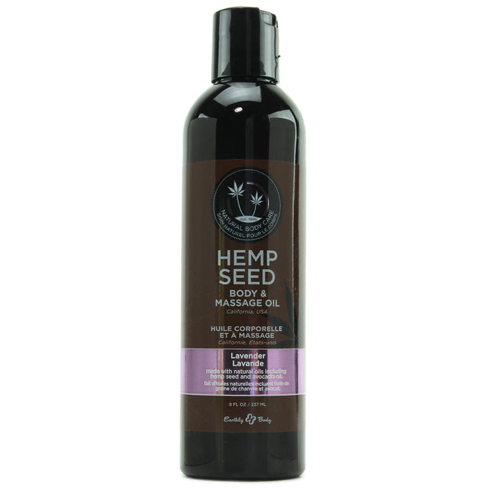 Hemp Seed Massage Oil 8oz/236ml in Lavender