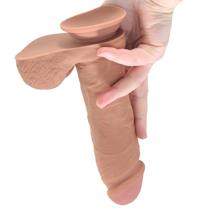 Dr. Skin Dr. Julian 9 Inch Silicone Dildo in Mocha