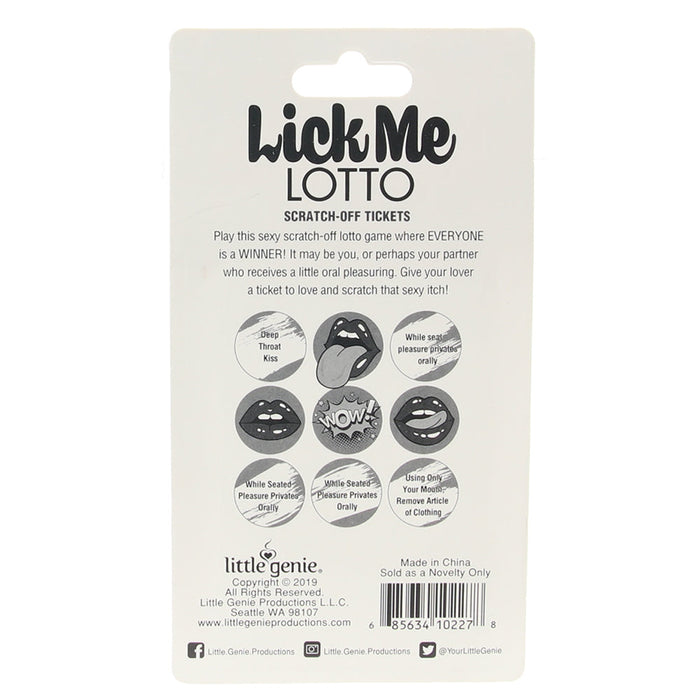 Lick Me Lotto Scratch Card