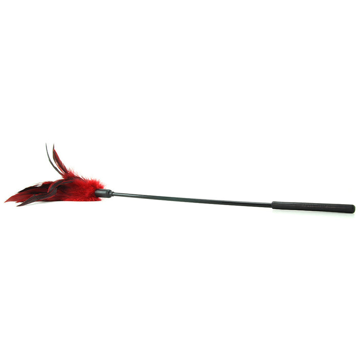 Starburst Feather Body Tickler in Red