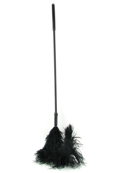 Ostrich Feather Body Tickler in Black