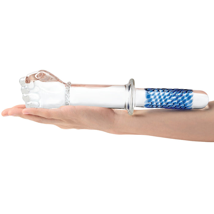 gläs 11 Inch Glass Fist Double Ended Dildo