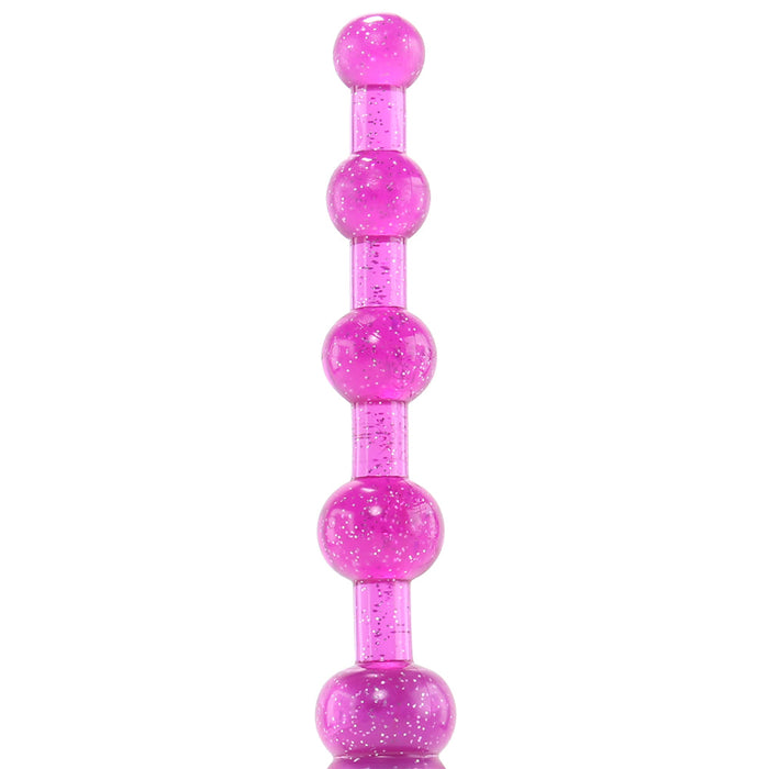 Waterproof Vibrating Pleasure Beads in Purple