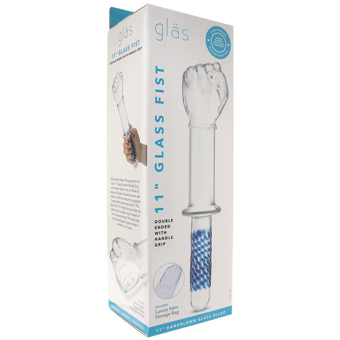 gläs 11 Inch Glass Fist Double Ended Dildo