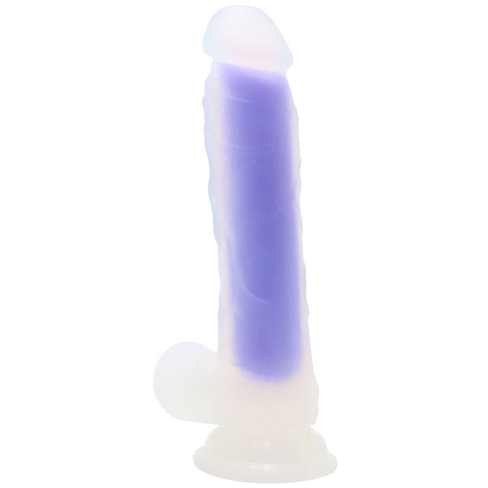 Luminous Glow In The Dark Dildo in Blue