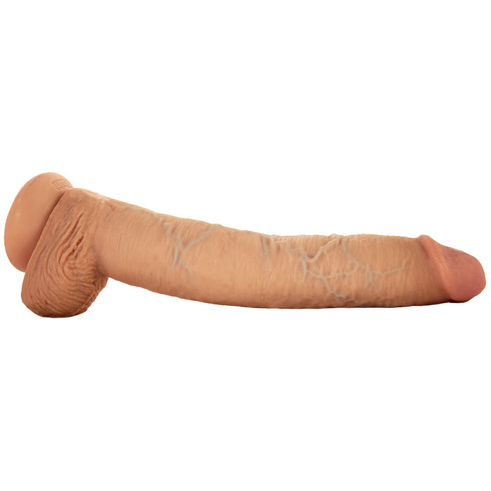 King Cock 14 Inch Cock with Balls in Tan