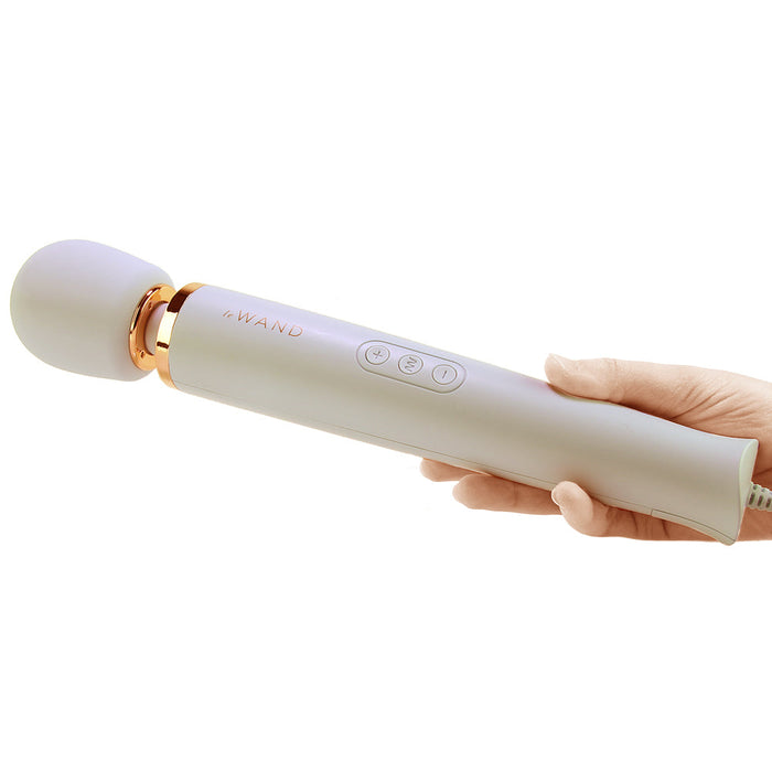 Le Wand Plug-In Massager in Cream