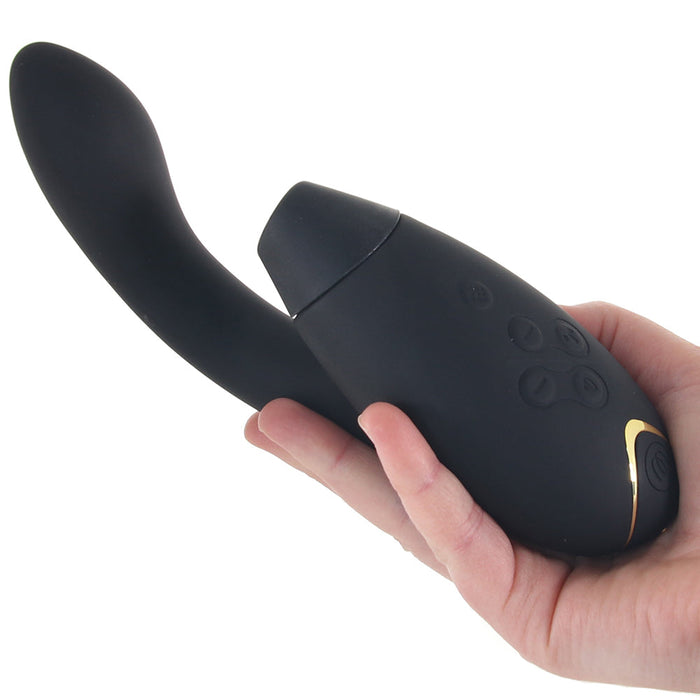 Womanizer Duo 2 Clitoral & G-Spot Stimulator in Black