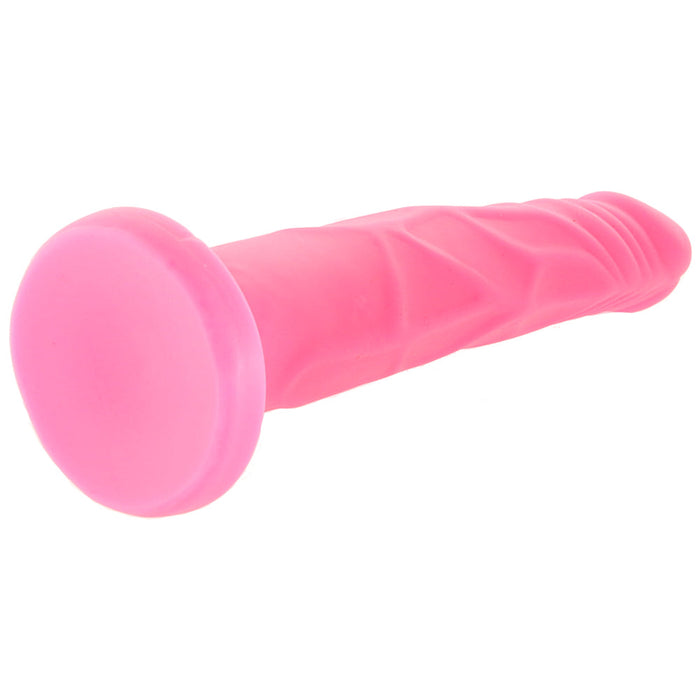 Neo 7.5 Inch Dual Density Dildo in Neon Pink