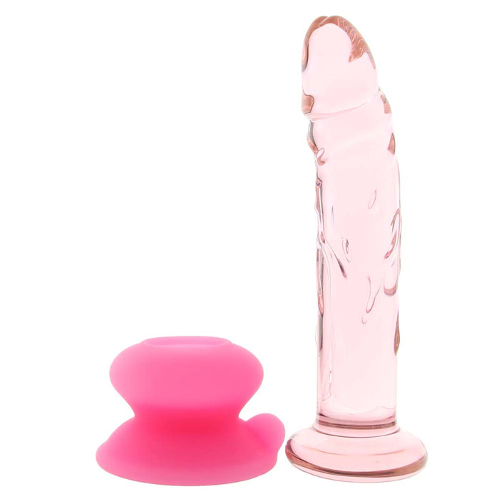 Icicles No. 86 Glass Dildo in Pink