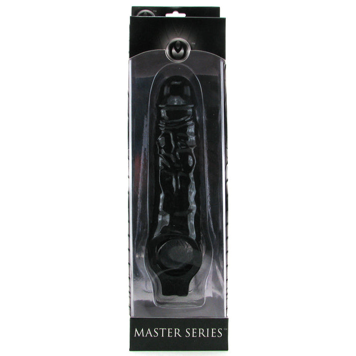 Master Series Mamba Cock Sheath in Black