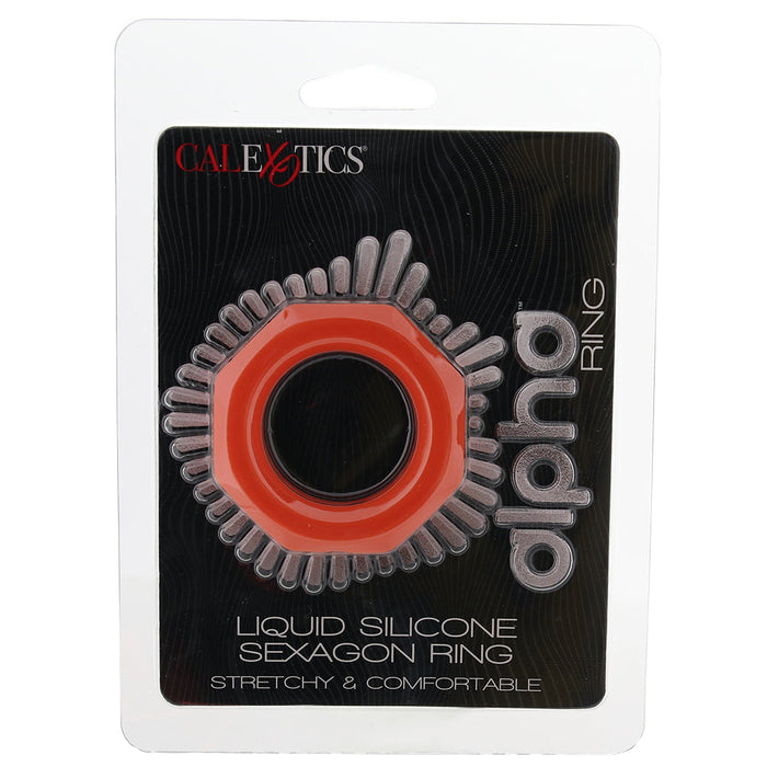 Alpha Liquid Silicone Sexagon Ring