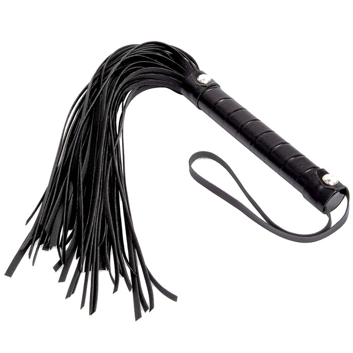 Lux Fetish Bondage Bed Strap & Flogger Kit