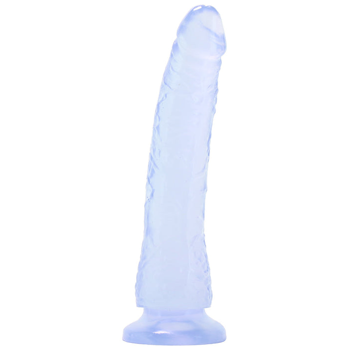 Basix Slim 7 Inch Dildo in Clear