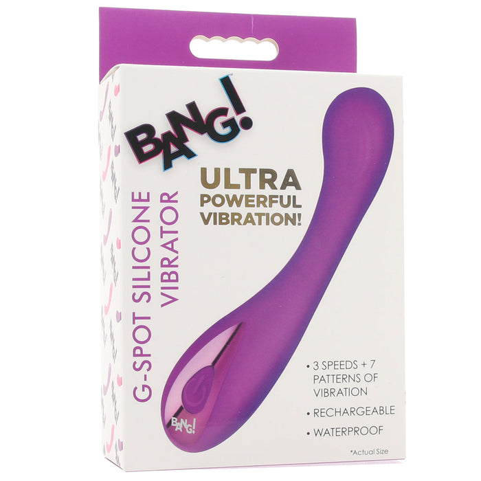 Bang! Silicone G-Vibe in Purple