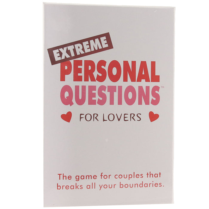 Extreme Personal Questions For Lovers Game