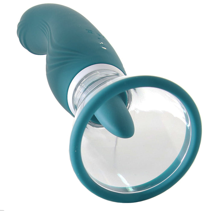 Inya Triple Delight Licking Suction Vibe in Dark Teal