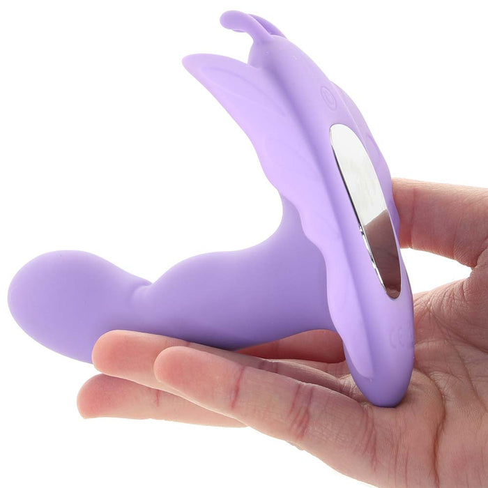 Venus Butterfly Remote Rocking Penis Vibe in Purple