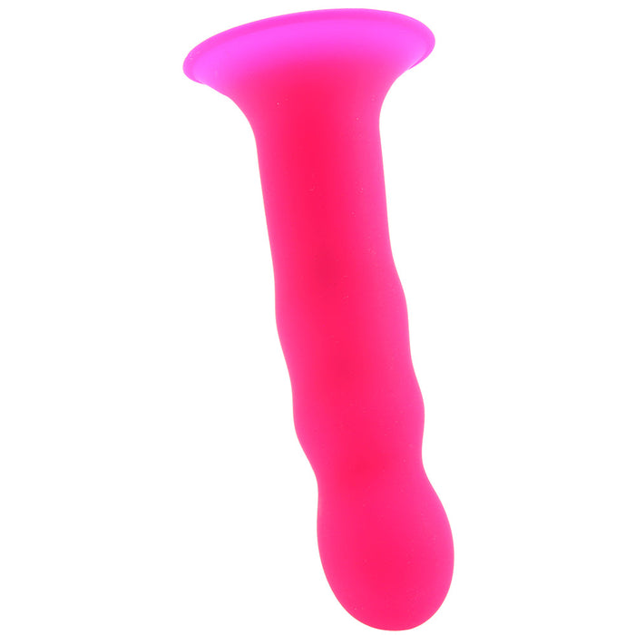 Squeeze-It Wavy Dildo in Pink