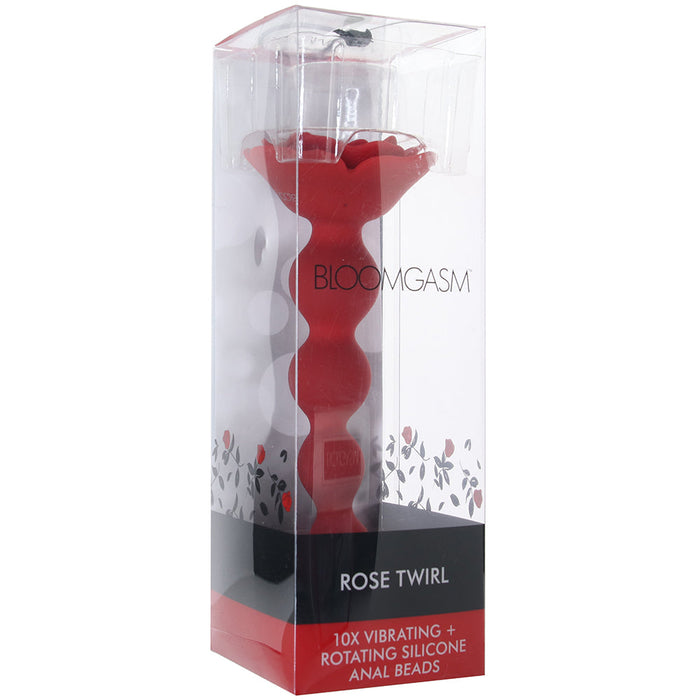 Bloomgasm Rose Twirl Vibrating & Rotating Anal Beads