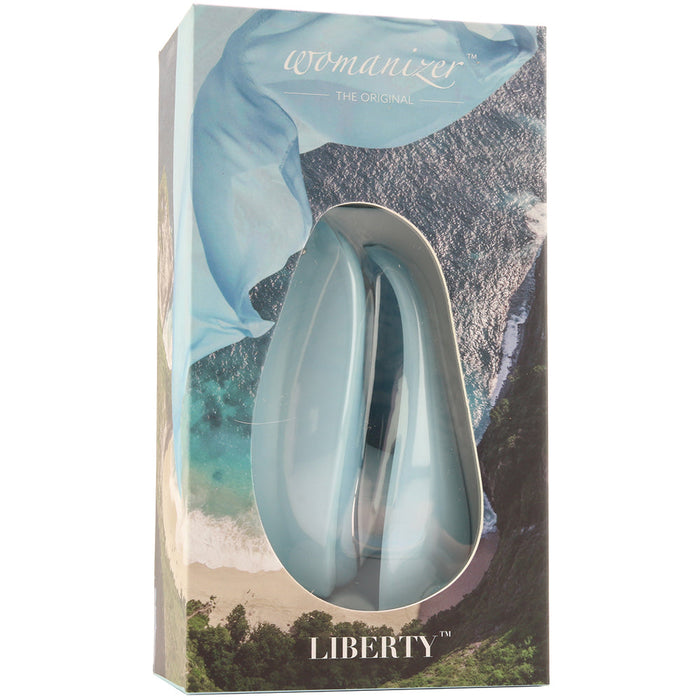 Womanizer Liberty Clitoral Stimulator in Powder Blue