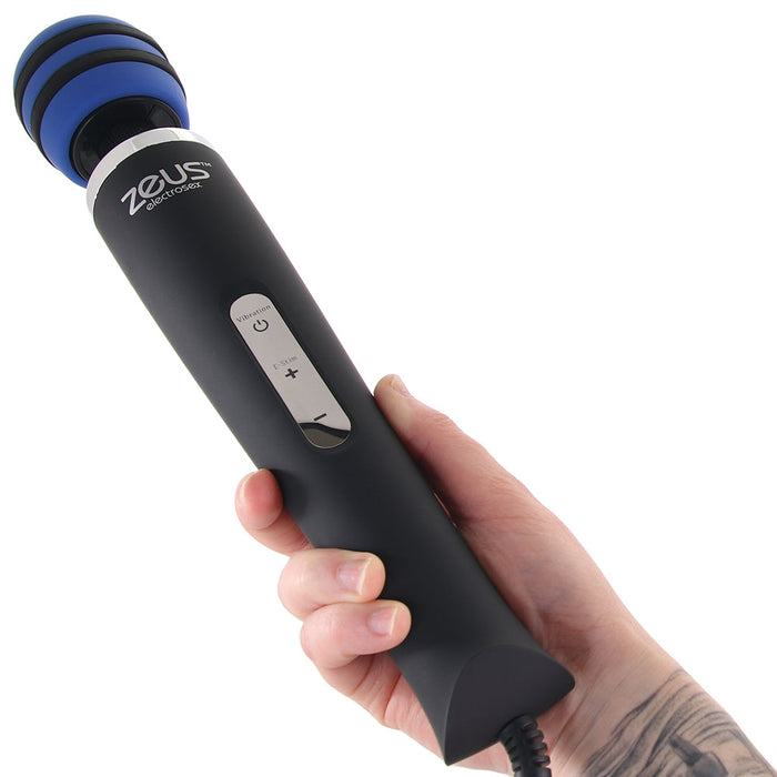 Zeus Blue Arc Plug In E-Stim Vibrating Wand