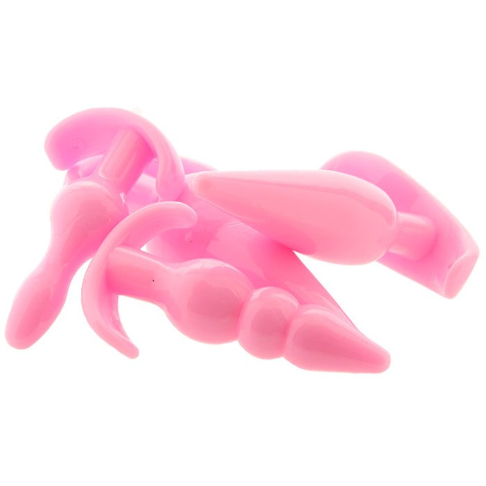 Pink Elite 10pc Anal Play Kit