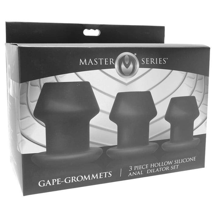 Master Series Gape-Grommets Hollow Anal Dilator Set