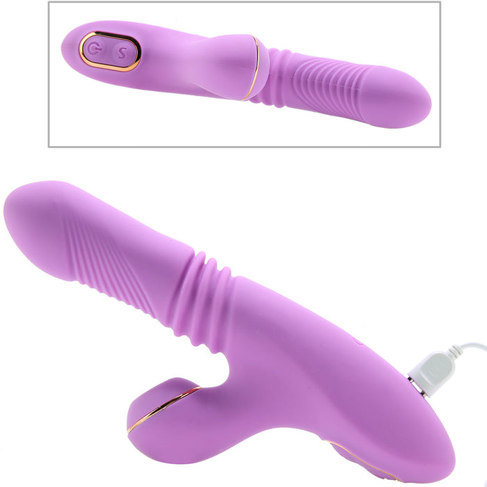 Shegasm Pro-Thrust Suction Rabbit in Pink