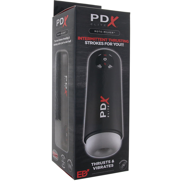 PDX Elite Moto Milker Thrusting Auto Stroker