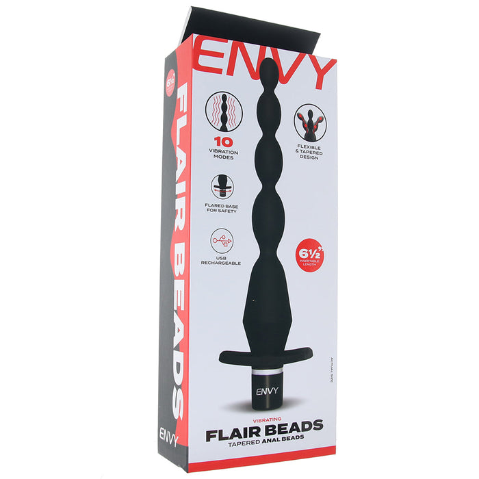 Envy Flair Tapered Anal Beads Vibe