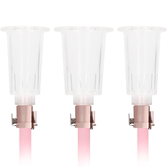 Pumped Rose Gold Clitoral & Nipple Pump Set in Large