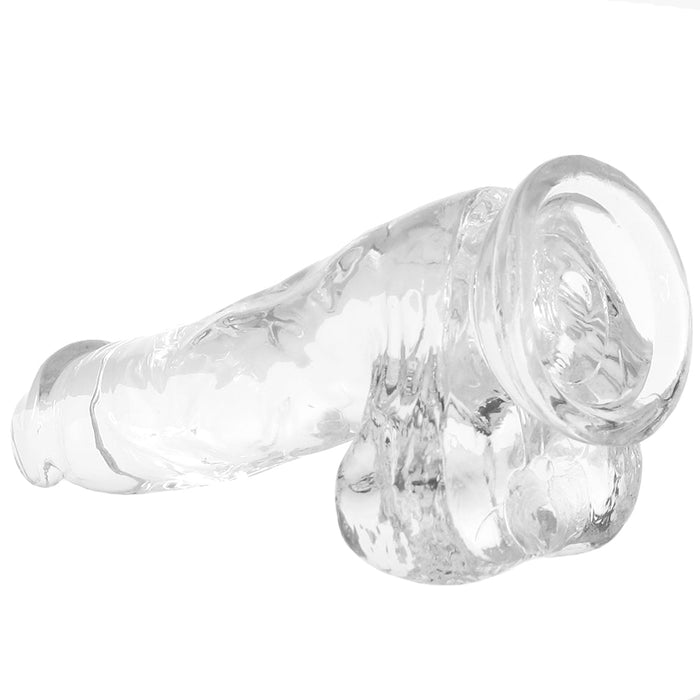 King Cock 6 Inch Ballsy Dildo in Clear