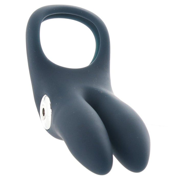 Sexy Bunny Vibrating C-Ring in Just Black