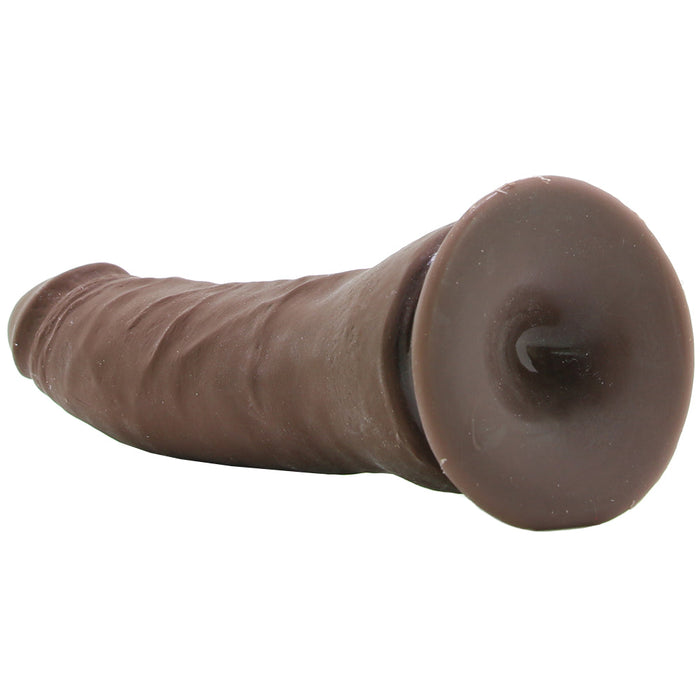 The Thin D 7 Inch ULTRASKYN Dildo in Chocolate