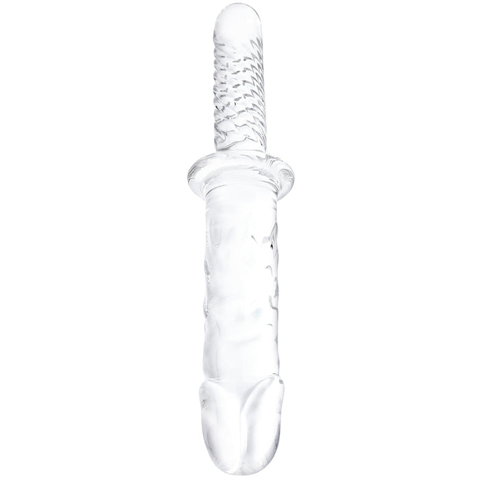 gläs 11 Inch Girthy Cock Double Ended Dildo