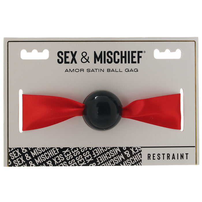 Sex & Mischief Amor Satin Ball Gag