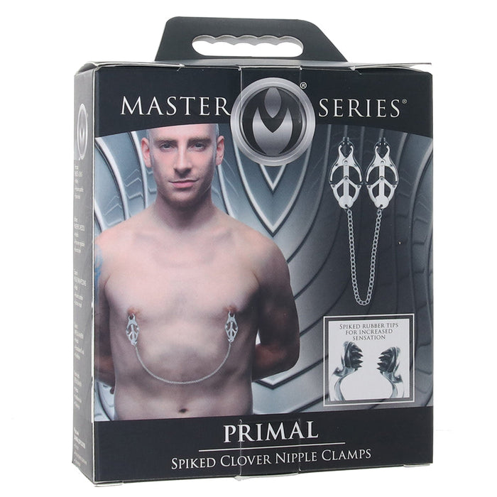 Master Series Primal Spiked Clover Nipple Clamps