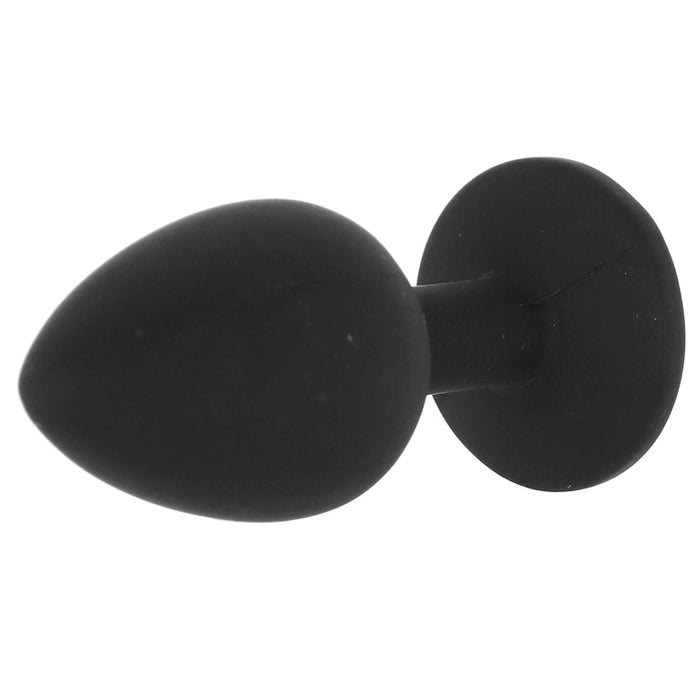 Black & White Silicone Butt Plug