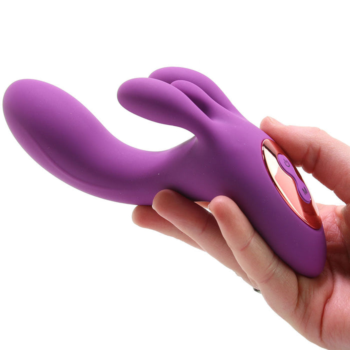 Vibes of New York Triple Tickler Massager Vibe in Purple