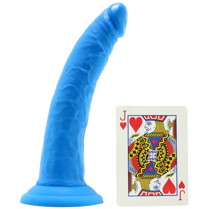 Neo Elite 7.5 Inch Dual Density Silicone Cock in Blue