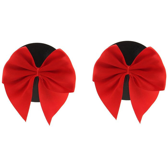 Nipple Couture Red Bow Covers