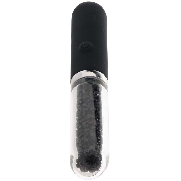 Stardust Posh Rechargeable Glass Vibe in Black