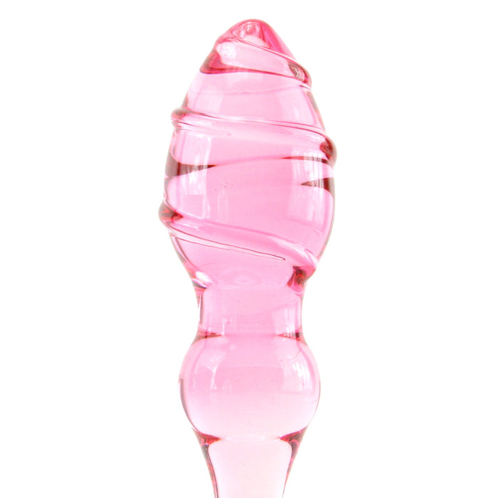 Icicles No. 27 Glass Plug in Pink