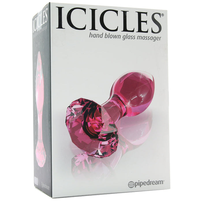 Icicles No. 79 Glass Plug in Pink