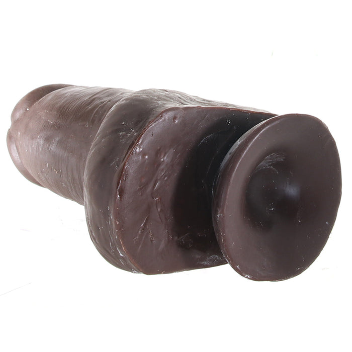 Au Naturel Chub 10 Inch Sensa Feel Dildo in Chocolate