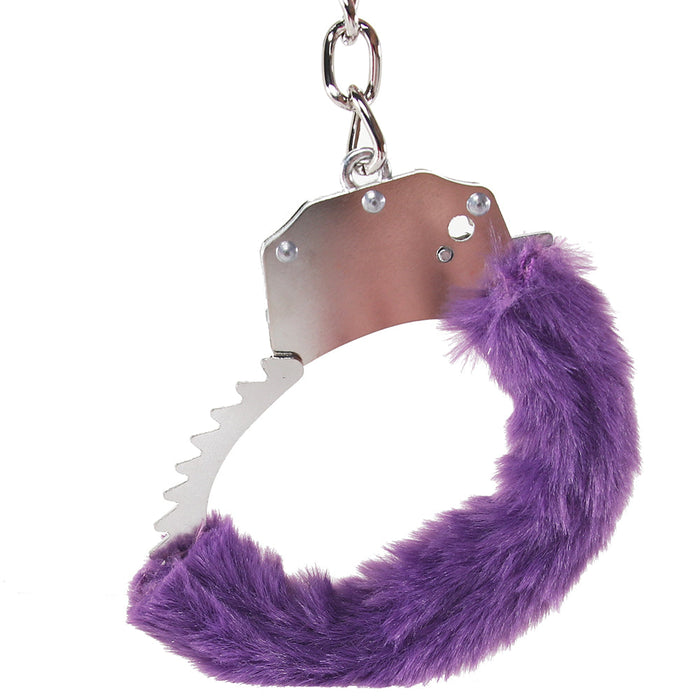 WhipSmart Classic Furry Cuffs in Purple