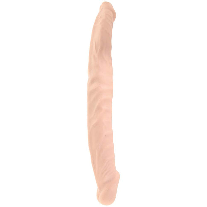 RealRock 18 Inch Double Dildo in White